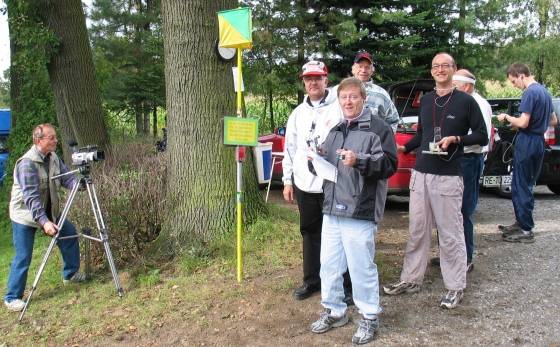 Dreharbeiten am Start