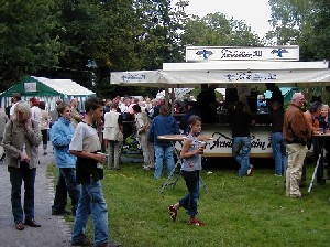 Fuchsjagd auf dem Festgelände